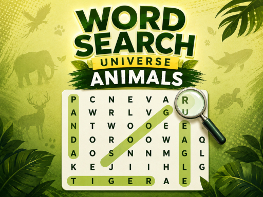 Word Search Universe Animals - 193BET
