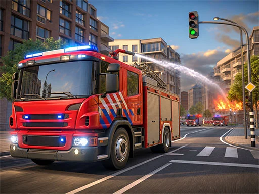 Fire Truck Rescue simulator - 193BET