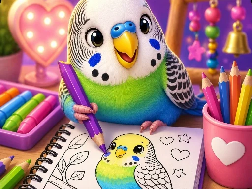 BTS Budgie Coloring Book - 193BET
