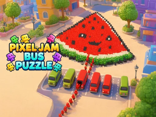 Pixel Jam Bus Puzzle - 193BET