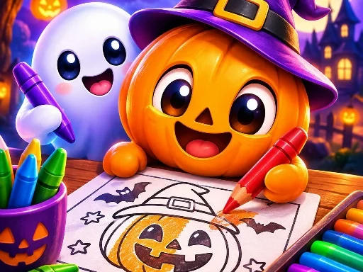 Easy Halloween Coloring Quest - 193BET